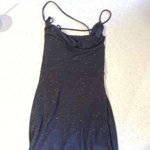 lucy in the sky black bodycon dress